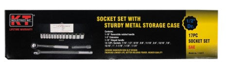 K-T Industries 1-5417 SAE Socket Set