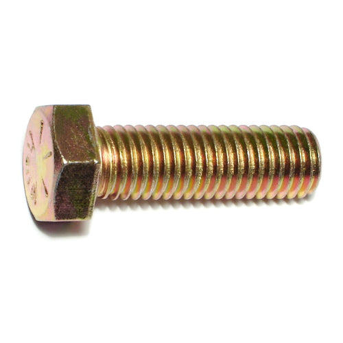 Monster Fastener Zinc Plated Grade 8 Steel Coarse Thread Hex Cap Screws