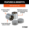 Curt 1.98 Bearing Protectors & Covers (2-Pack) #22198