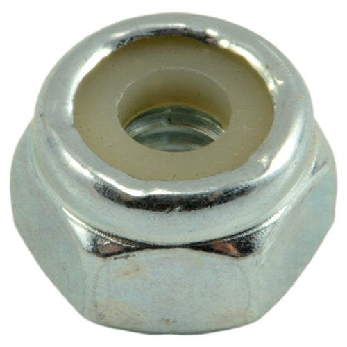 Monster Fastener Zinc Plated Grade 2 Steel Coarse Thread Nylon Insert Lock Nuts