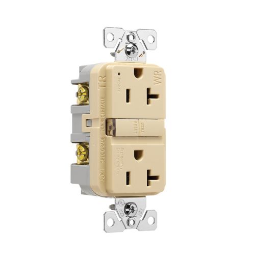 Eaton Slim GFCI Receptacle TWRGF20V