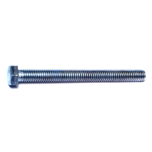 Monster Fastener Zinc Plated Steel Coarse Full Thread Hex Head Tap Bolts