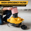 Vacmaster 14-Gallon* 6.5 Peak HP† Stainless Steel Wet/Dry Vacuum Beast Series™ VJE1412SW 0201