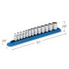 GearWrench 13 Piece 1/4 Drive 6 Point Standard Metric Socket Set